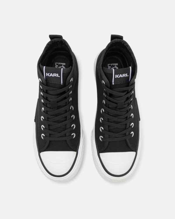 Sapatilhas Altas Mulher Karl Lagerfeld Preto KL60654T KAMPUS MAX III