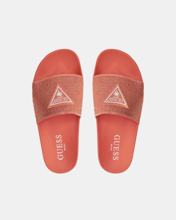  Sandalias Chancletas Mujer GUESS Naranja E4GZ25 BB00F