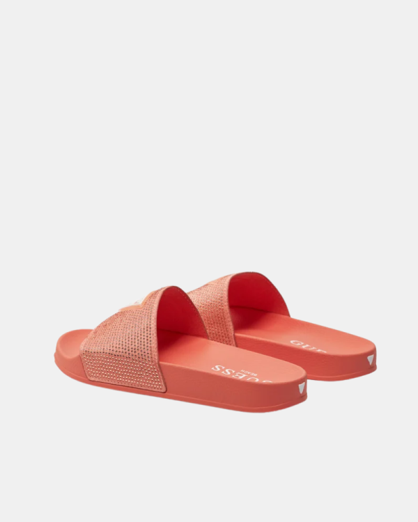 Sandálias Chinelos Mulher GUESS Laranja E4GZ25 BB00F