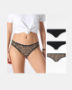  Ropa interior Partes de abajo Mujer GUESS Negro O4GG24 K6YW1 PRINTED BASIC THONG