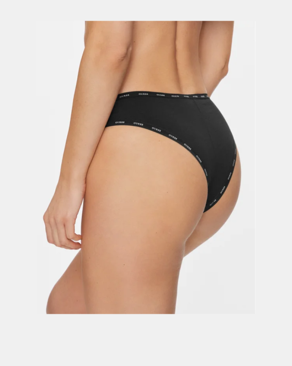 Roupa Interior Parte de Baixo Mulher GUESS Preto O4GG24 K6YW1 PRINTED BASIC THONG