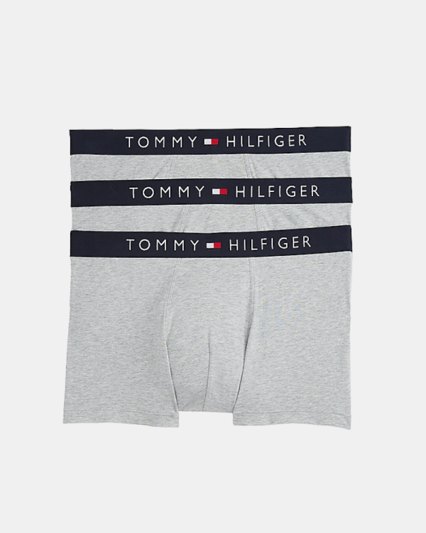  Ropa interior Boxer Hombre TOMMY HILFIGER Gris UM0UM034000R4 3P TRUNK