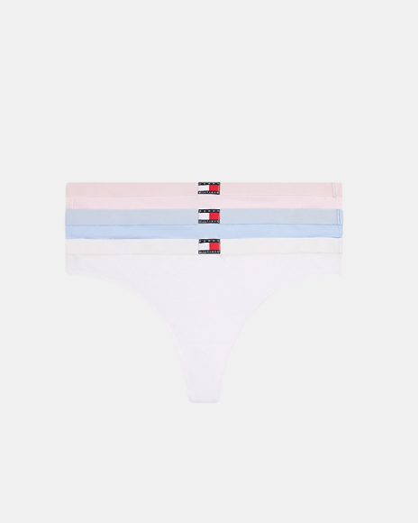 Roupa interior Parte de baixo Mulher TOMMY HILFIGER Multicolor UW0UW056410IC 3 PACK Fio Dental
