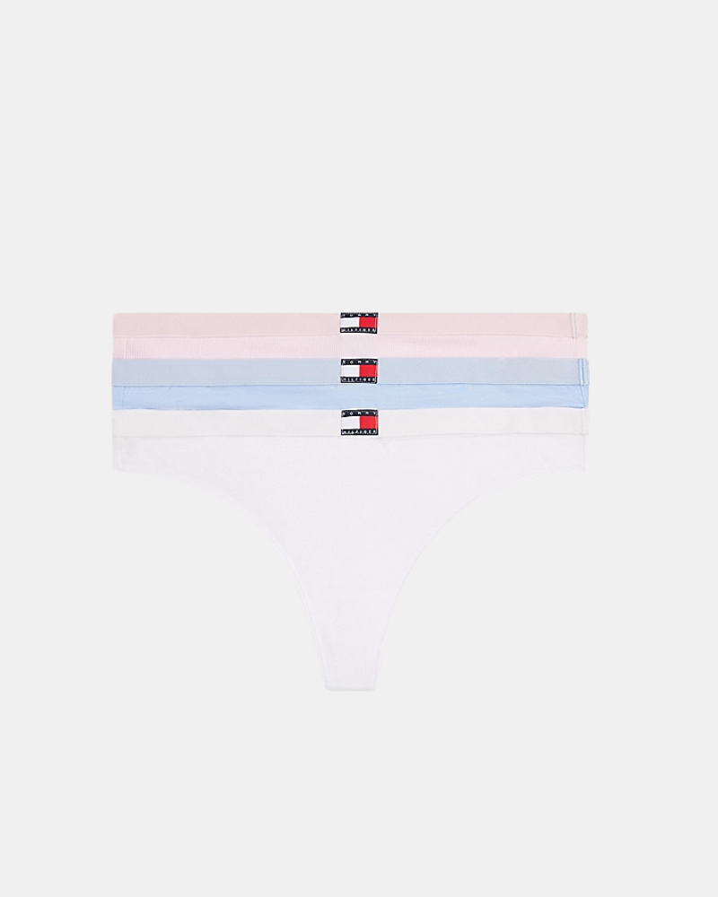  Ropa interior Partes de abajo Mujer TOMMY HILFIGER Multicolor UW0UW056410IC 3 PACK THONG