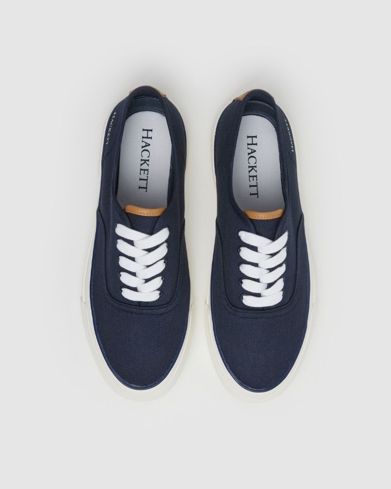 Sapatilhas Baixas Homem HACKETT Azul HMS21480 BLAKE SMART