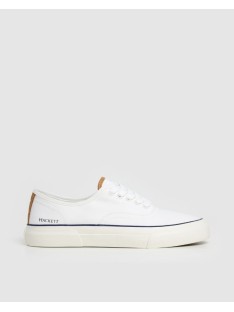 Sapatilhas Baixas Homem HACKETT Branco HMS21480 BLAKE SMART