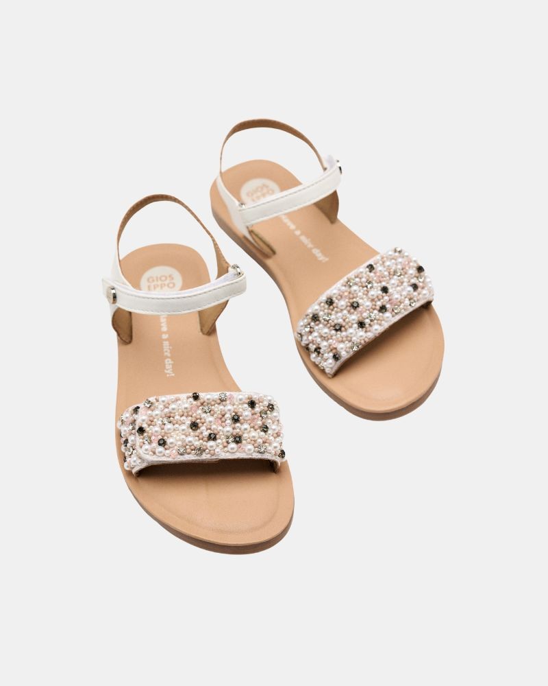  Sandalias Abiertas Infantil GIOSEPPO Blanco 74113 BOZRAH