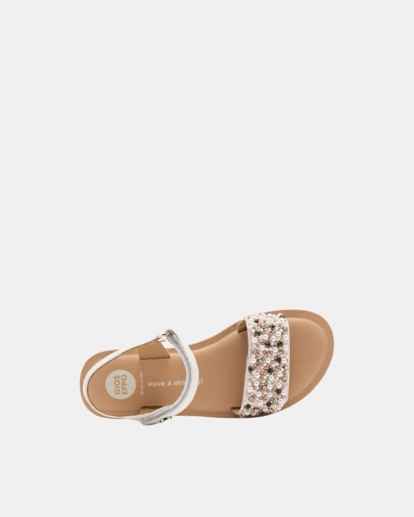  Sandalias Abiertas Infantil GIOSEPPO Blanco 74113 BOZRAH