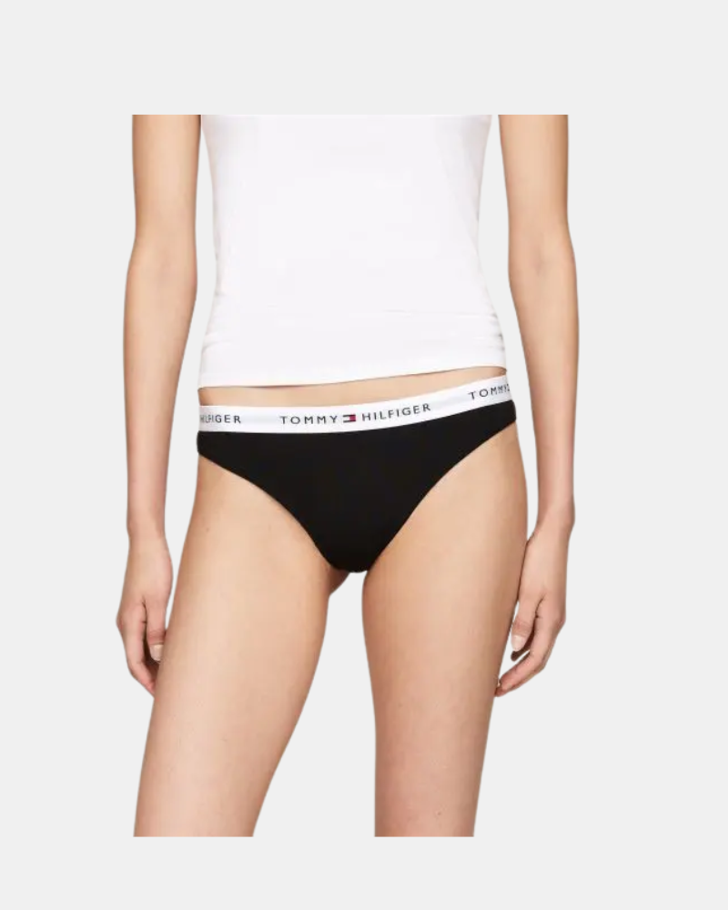 Cuecas Thong TOMMY HILFIGER Preto UW0UW055300SI 3 PACK