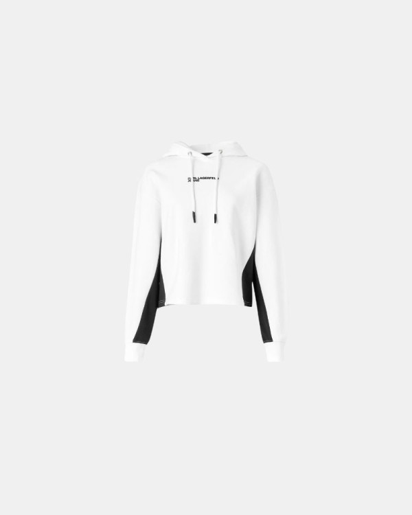  Sudaderas Hoodie Mujer Karl Lagerfeld Blanco A1W20017