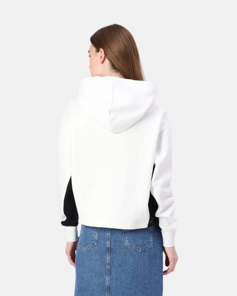 Casacos com Capuz Hoodie Mulher Karl Lagerfeld Branco A1W20017