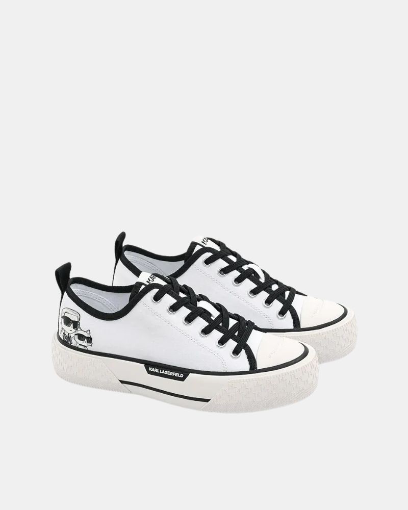 Sapatilhas Mulher Karl Lagerfeld Branco KL60614T KAMPUS MAX III