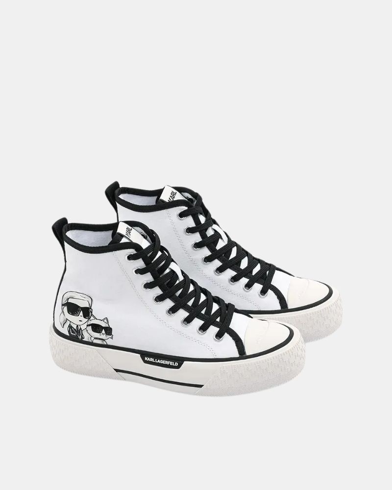 Sapatilhas Mulher Karl Lagerfeld Branco KL60654T KAMPUS MAX III