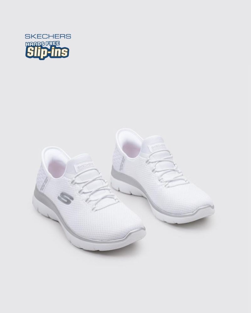  Zapatillas Bajas Mujer SKECHERS Blanco 150123 SLIP INS SUMMITS DIAMOND DREAM