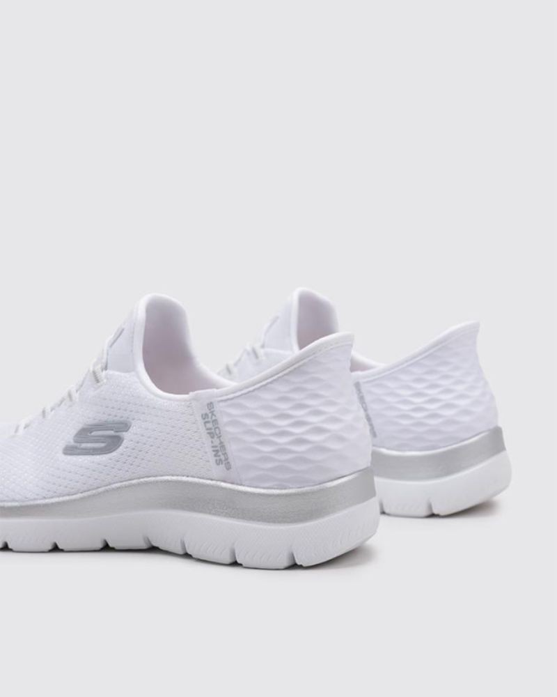 Sapatilhas Baixas Mulher SKECHERS Branco 150123 SLIP INS SUMMITS DIAMOND DREAM