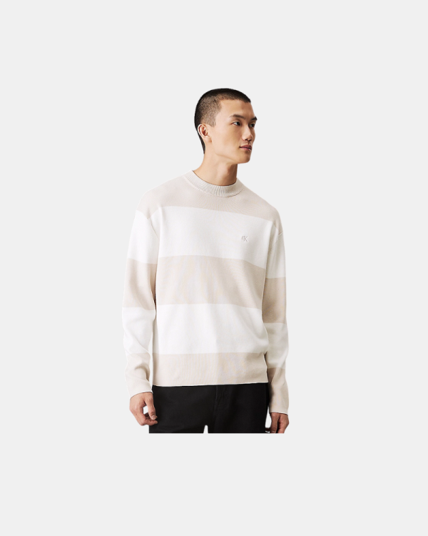 T-shirt de Manga Comprida Homem CALVIN KLEIN Bege J30J326741