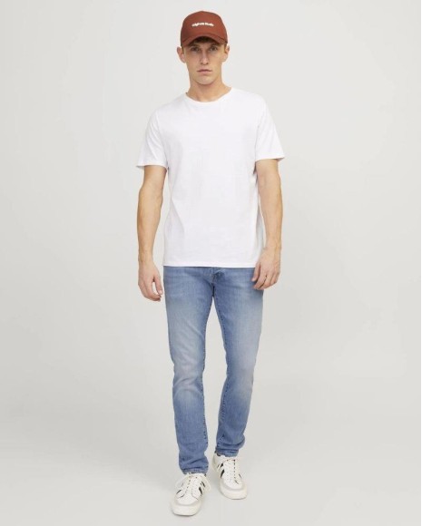 Calças Homem JACK AND JONES Azul 12249197 JJIGLENN