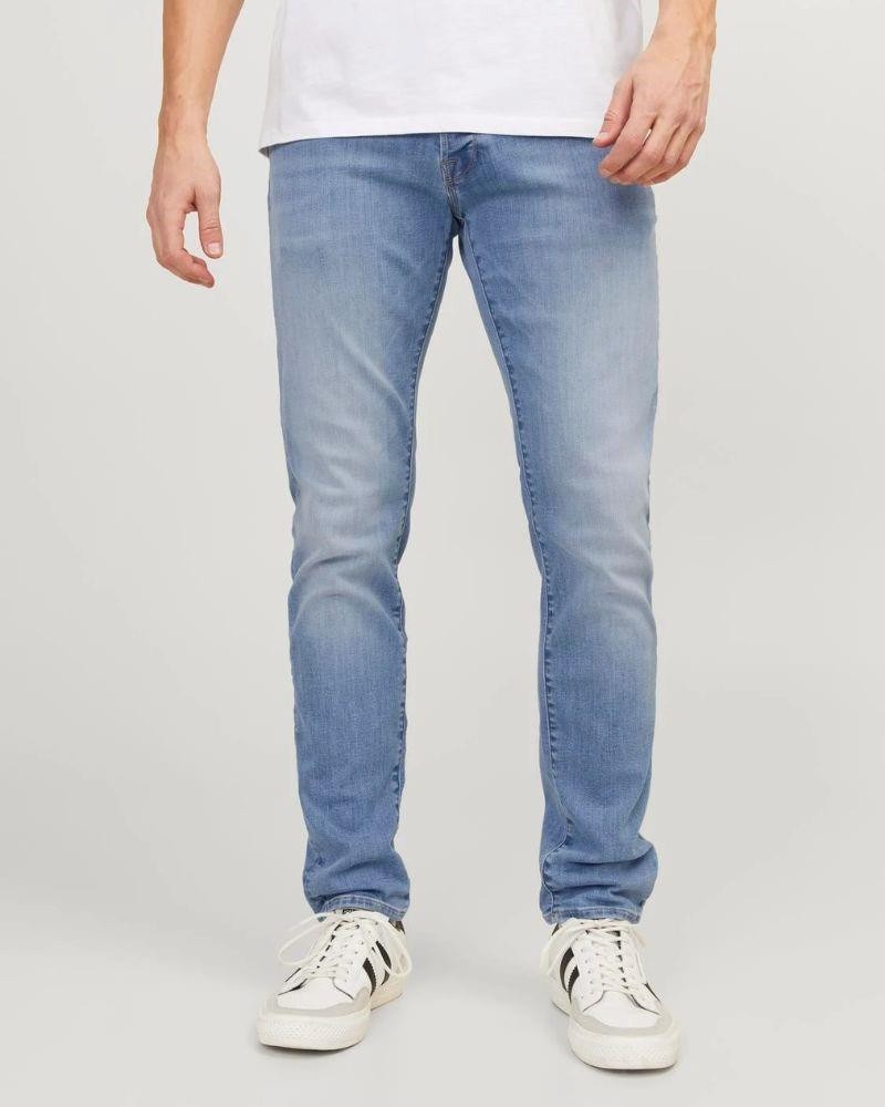 Calças Homem JACK AND JONES Azul 12249197 JJIGLENN