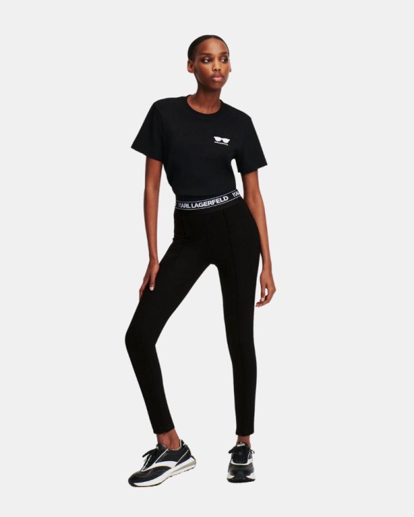 Calças Mulher Karl Lagerfeld Negro A1W10060