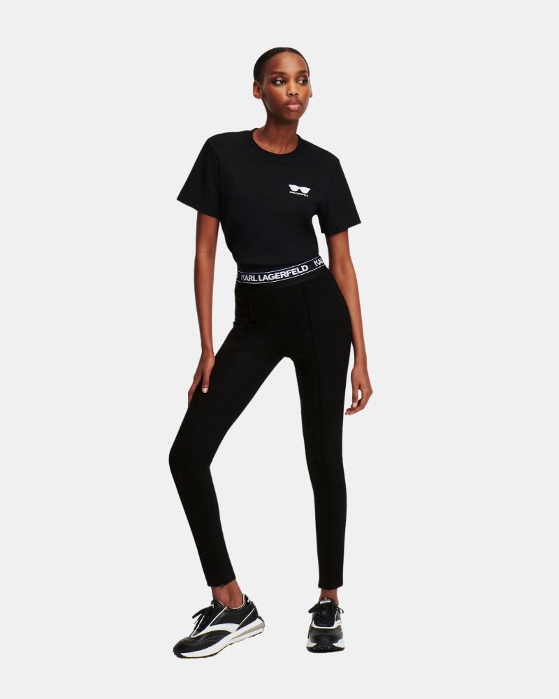 Calças Mulher Karl Lagerfeld Negro A1W10060