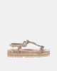  Sandalias Abiertas Mujer XTI Taupe 143996