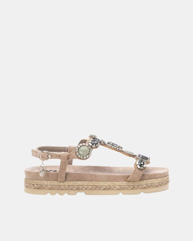  Sandalias Abiertas Mujer XTI Taupe 143996
