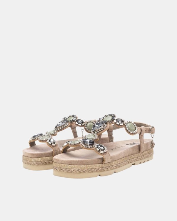  Sandalias Abiertas Mujer XTI Taupe 143996