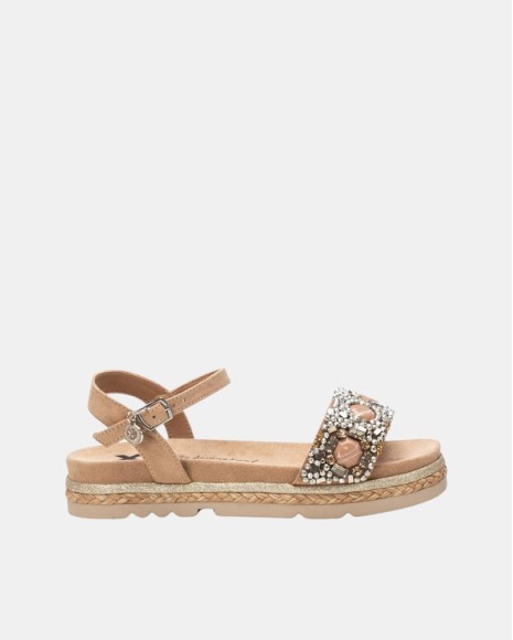 Sandalias Abertas Mulher XTI Taupe 143997