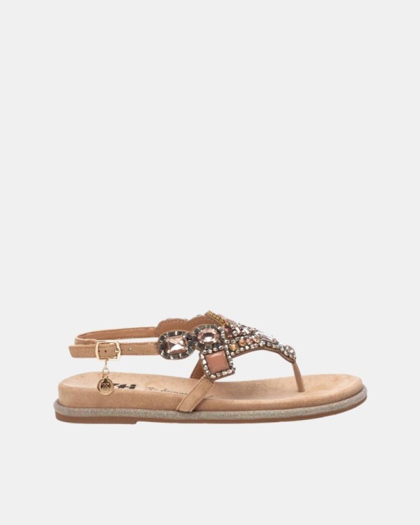  Sandalias Abiertas Mujer XTI Taupe 144017