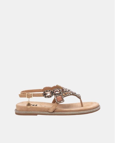  Sandalias Abiertas Mujer XTI Taupe 144017