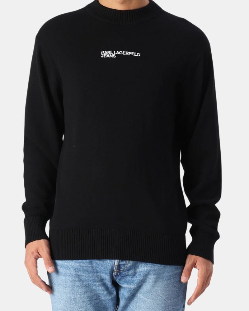 T-shirt manga comprida Homem Karl Lagerfeld Preto A1M18049