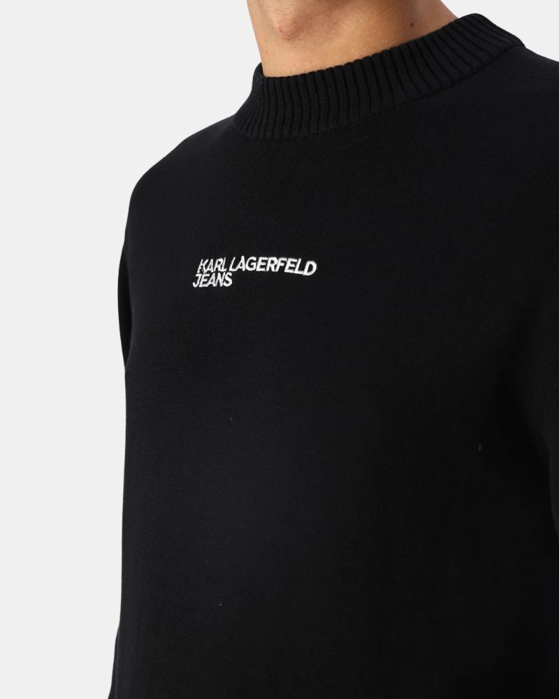 T-shirt manga comprida Homem Karl Lagerfeld Preto A1M18049