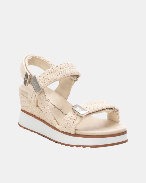  Sandalias Abiertas Mujer XTI Beige 143946