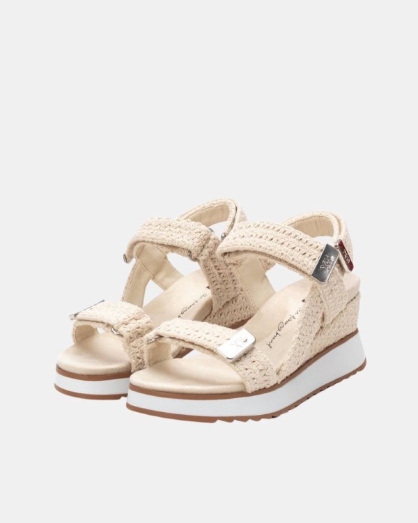 Sandalias Abertas Mulher XTI Bege 143946