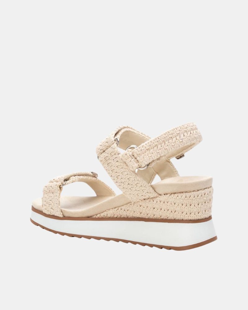  Sandalias Abiertas Mujer XTI Beige 143946