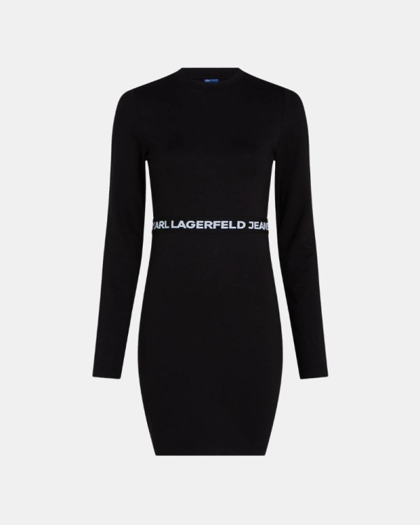 Vestidos Manga Comprida Mulher Karl Lagerfeld Negro A1W13009