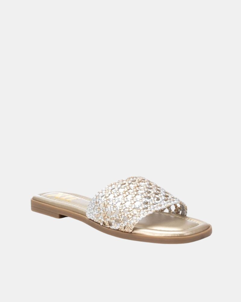  Sandalias Abiertas Mujer XTI Oro 130262