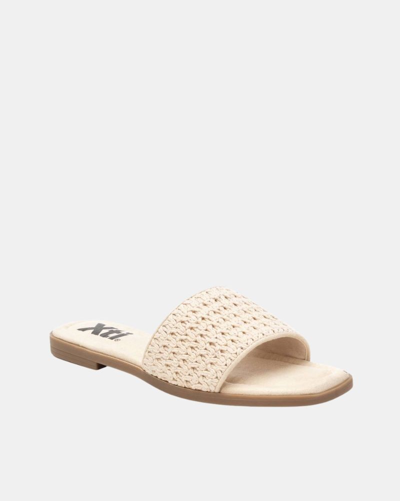  Sandalias Abiertas Mujer XTI Beige 130263