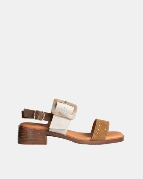  Sandalias Abiertas Mujer RKS Marrón 122433