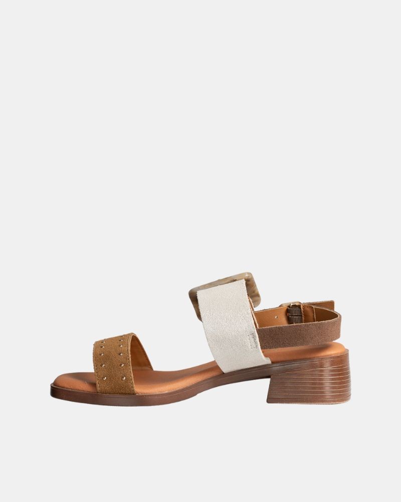  Sandalias Abiertas Mujer RKS Marrón 122433