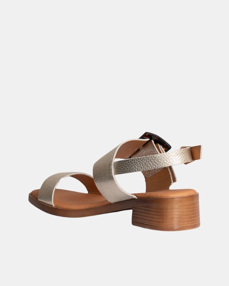 Sandalias Abertas Mulher RKS Ouro 122476