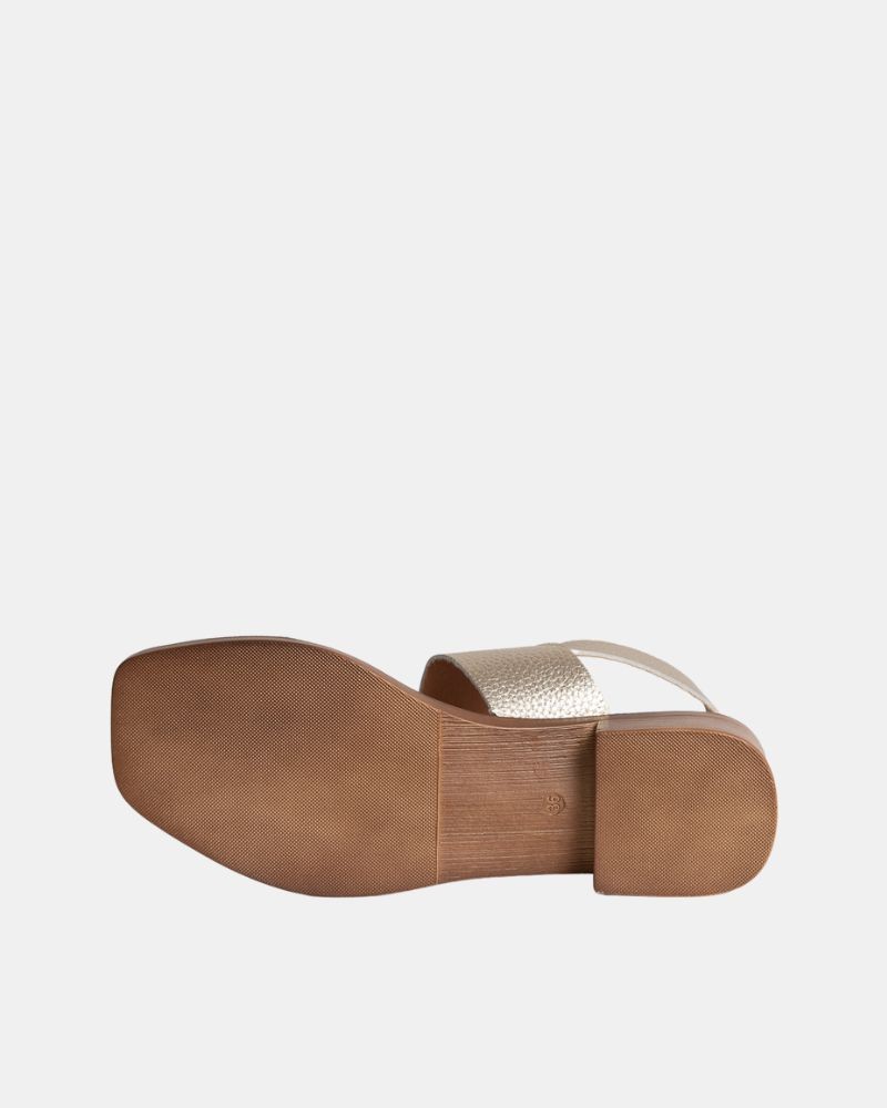 Sandalias Abertas Mulher RKS Ouro 122476