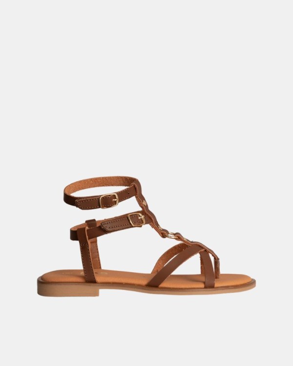 Sandalias De dedo Mulher RKS Castanho 122490
