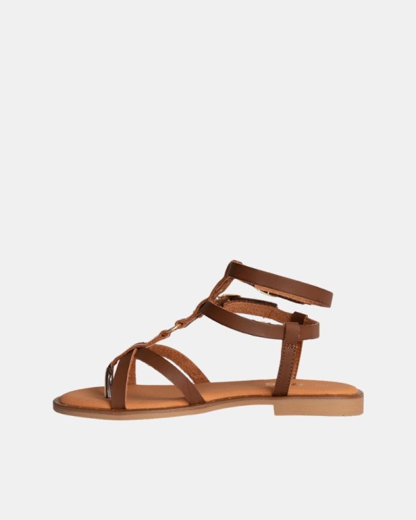  Sandalias De dedo Mujer RKS Marrón 122490