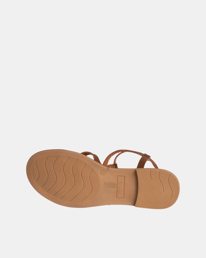  Sandalias De dedo Mujer RKS Marrón 122490