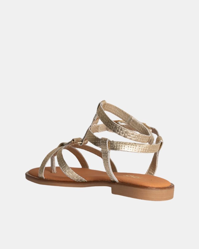 Sandalias Abertas Mulher RKS Ouro 122492