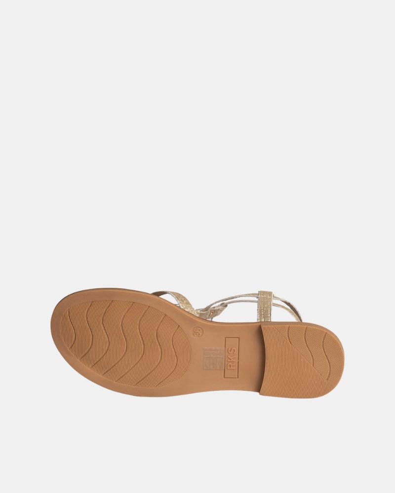 Sandalias Abertas Mulher RKS Ouro 122492