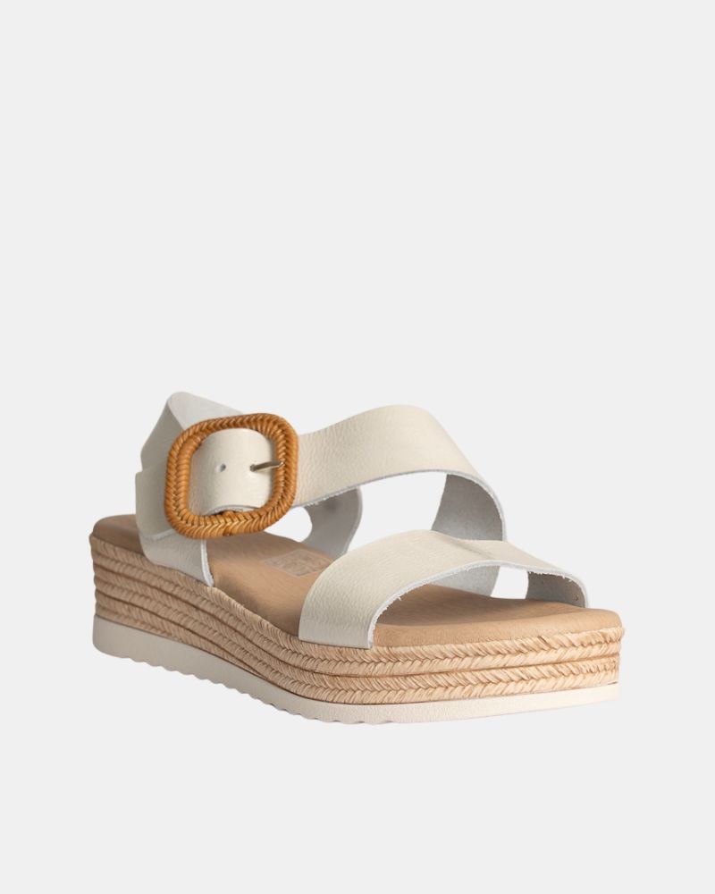  Sandalias Abiertas Mujer RKS Blanco 5694