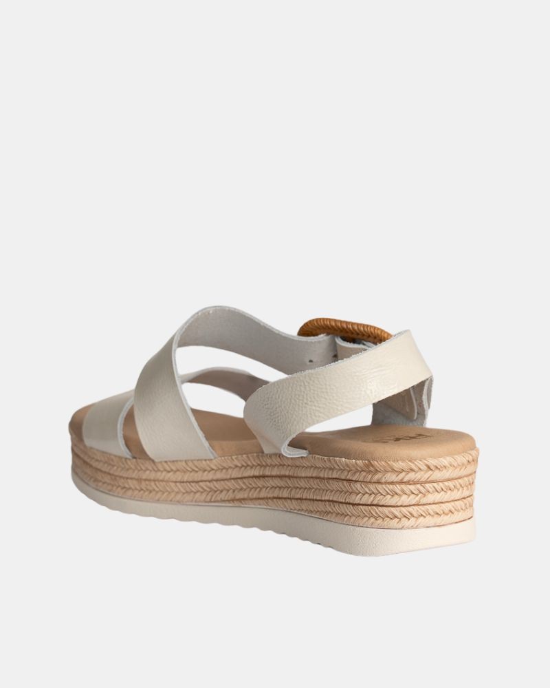 Sandálias Abertas Mulher RKS Branco 5694