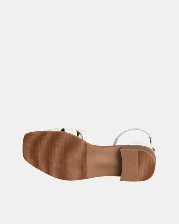  Sandalias Abiertas Mujer RKS Blanco 5601